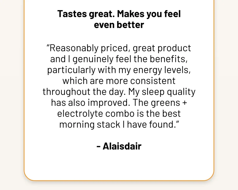 Tastes great