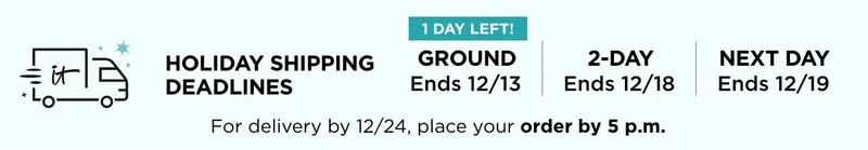 Holiday Shipping Deadlines