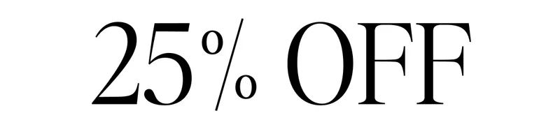 25% off