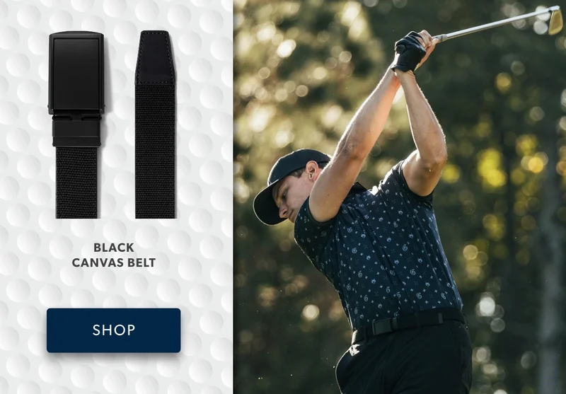 Shop Black Canvas Belt