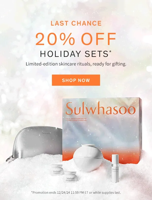 20% off Holiday Sets