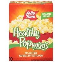 JOLLY TIME Microwave Popcorn, Natural Butter ...