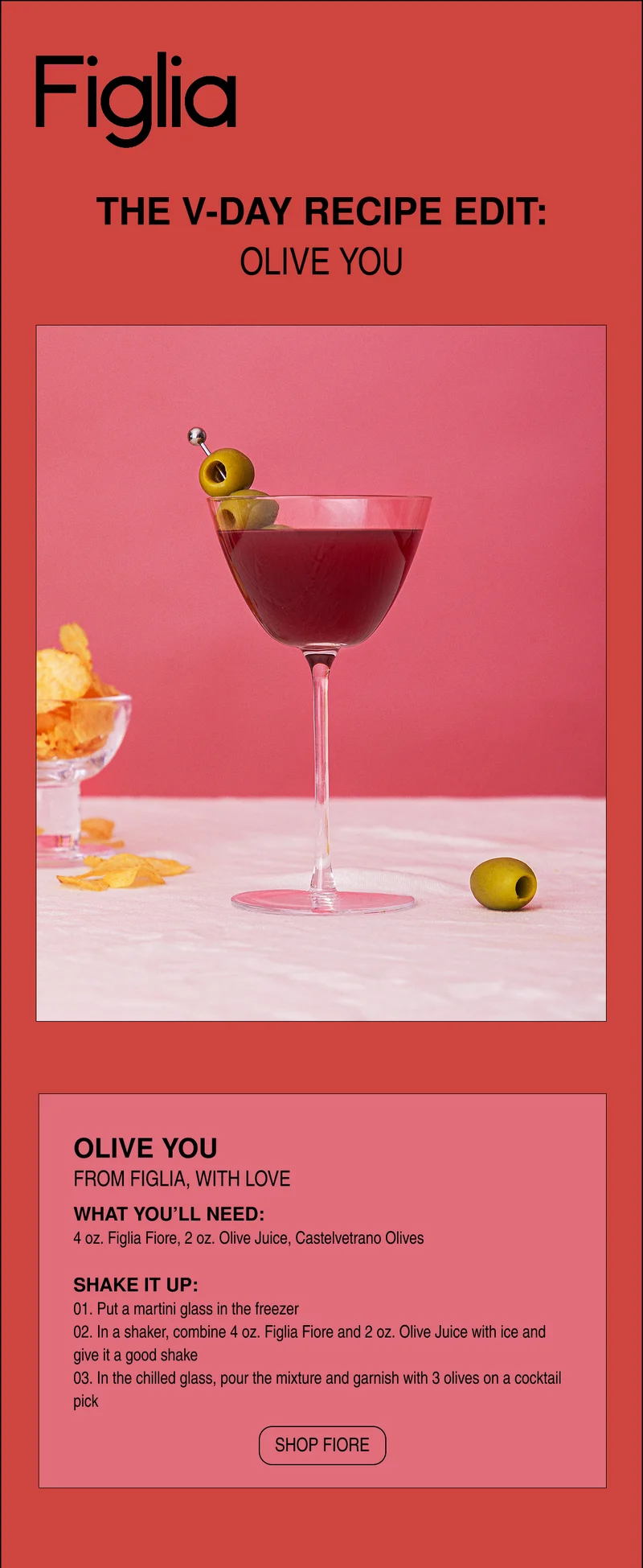 THE V-DAY RECIPE EDIT: OLIVE YOU