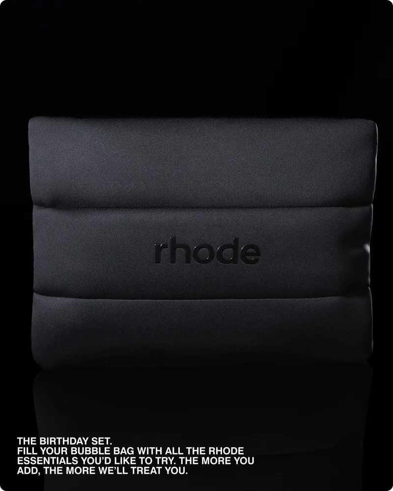 THE BIRTHDAY SET.​ Fill your Bubble Bag with all the rhode essentials you’d like to try. The more you add, the more we’ll treat you.​