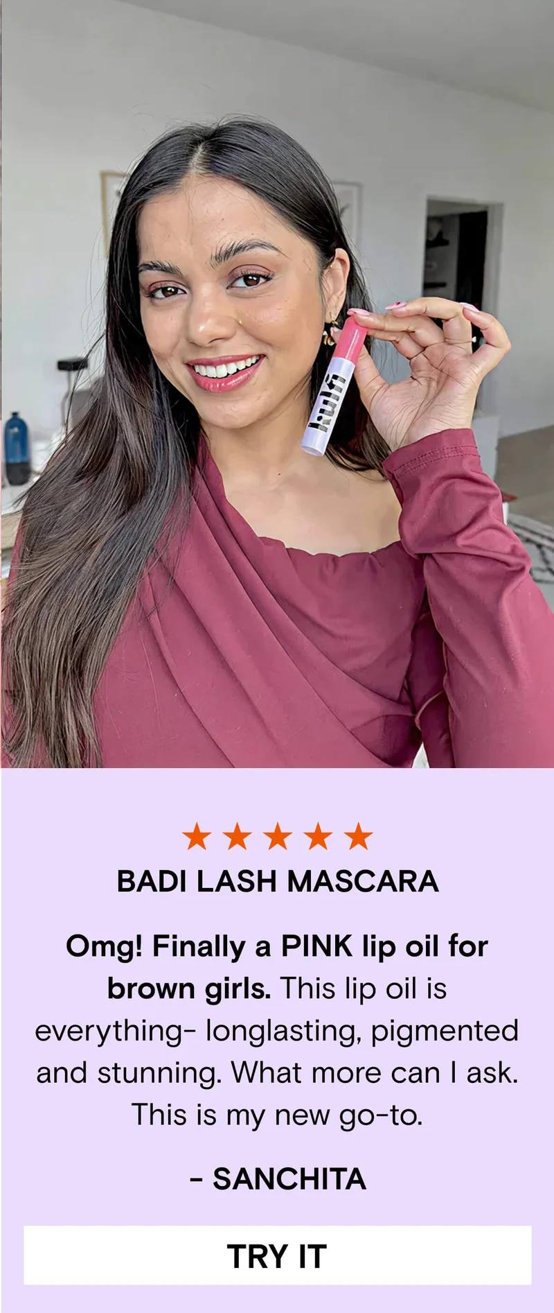 Staining Lip Oil