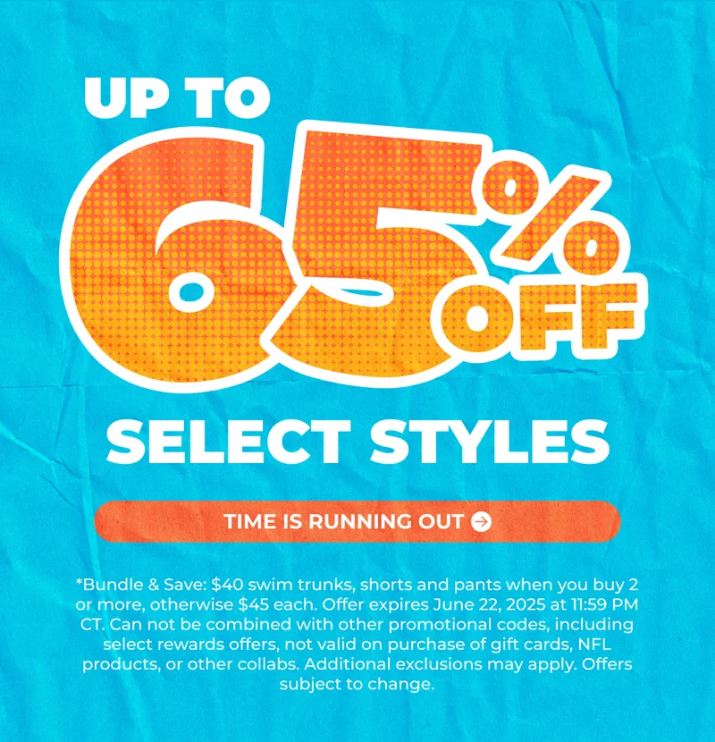 + Up To 65% Off Select Styles