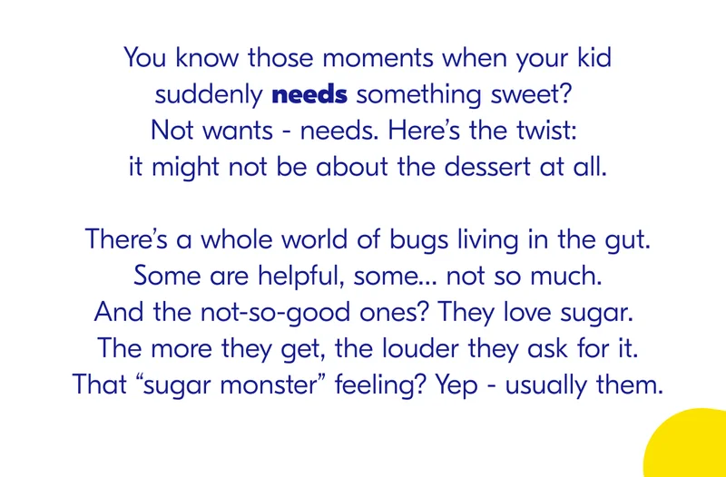 You know those moments when your kid suddenly needs something sweet? Not wants - needs.