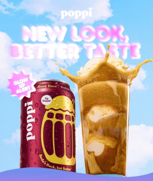 poppi | NEW LOOK BETTER TATSTE | GLOW UP ALERT