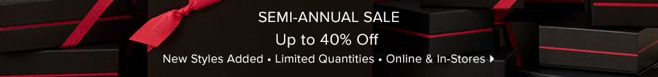 Semi-Annual Sale: up to 40% off