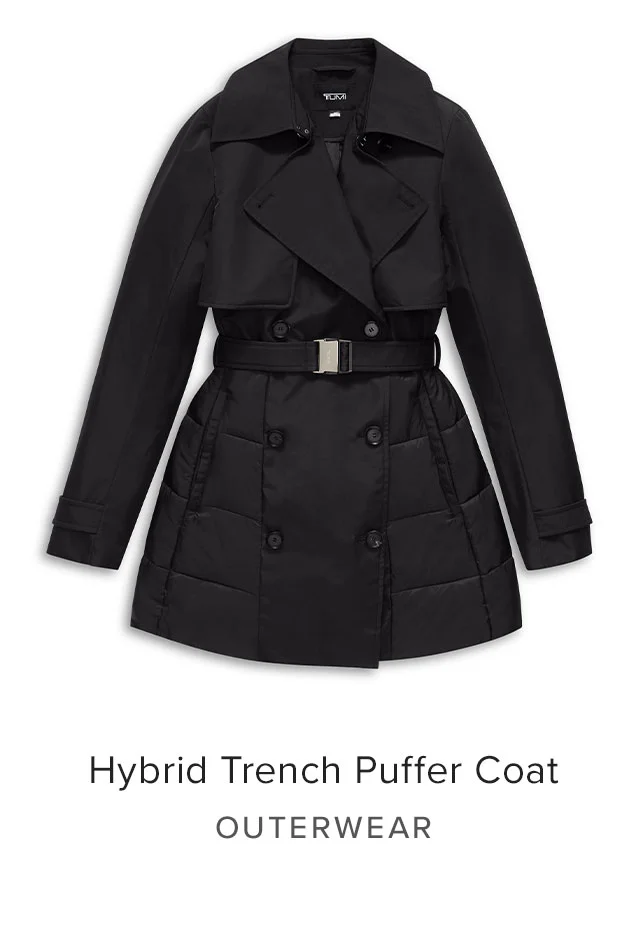 Outerwear: Hybrid Trench Puffer Coat