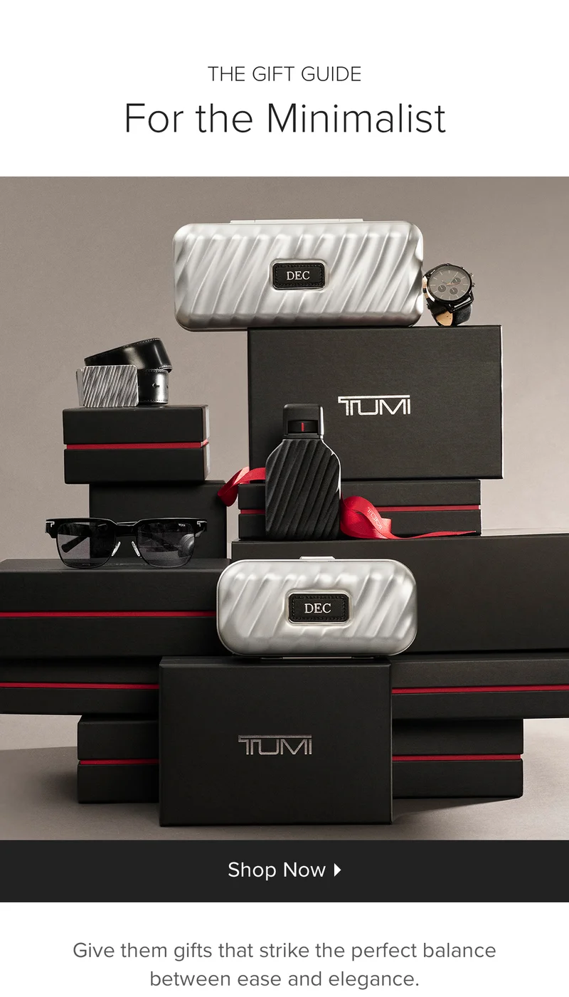 The Gift Guide: For the Minimalist - Give them gifts that strike the perfect balance between ease and elegance.