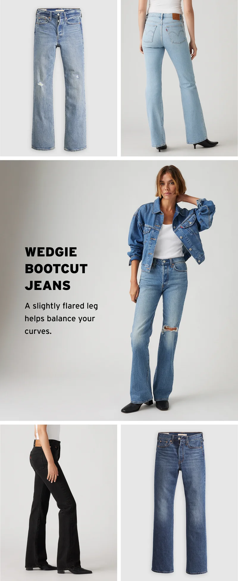 WEDGIE BOOTCUT JEANS
