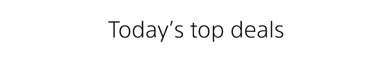 Today's top deals