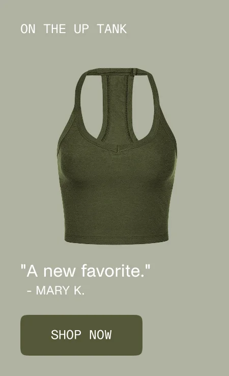 Spacedye On The Up Cropped Tank in Army Green Heather