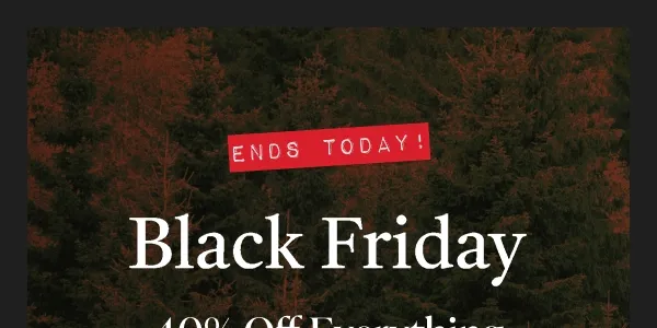 Ends Today Black Friday Gif