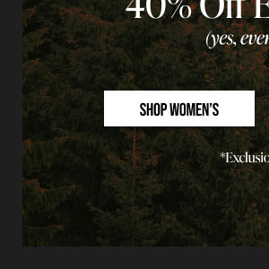 40% off Everything (yes even denim!) Shop Women's