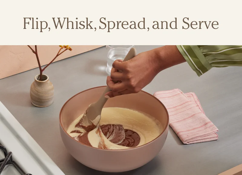 Flip, Whisk, Spread, and Serve
