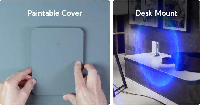 Paintable Covers and Desk Mounts