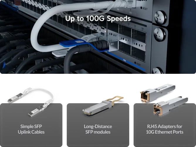 SFP cables, long-range modules, and 10GbE discount code adapters