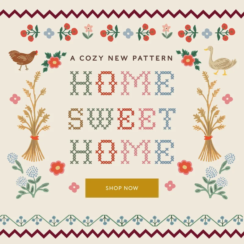 a cozy new pattern Shop NOW