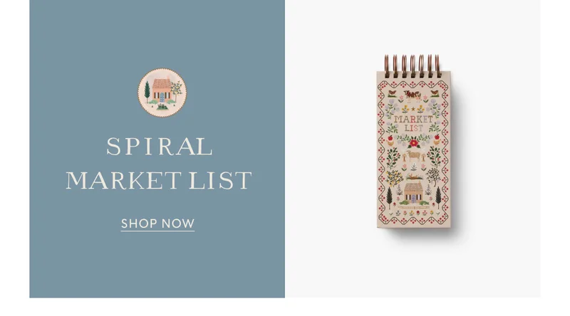 Spiral Market List Shop NOW