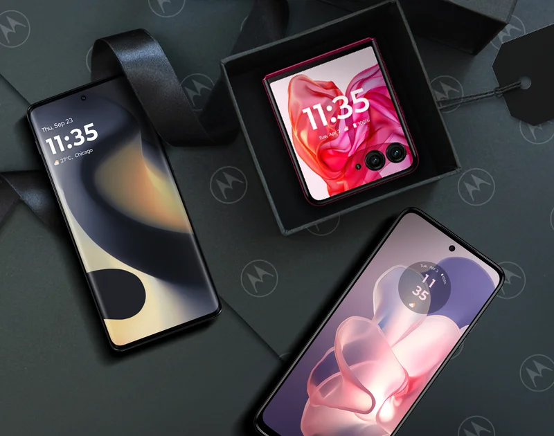 moto g stylus 5G - 2024, motorola razr+ 2024 and motorola razr+ 2023