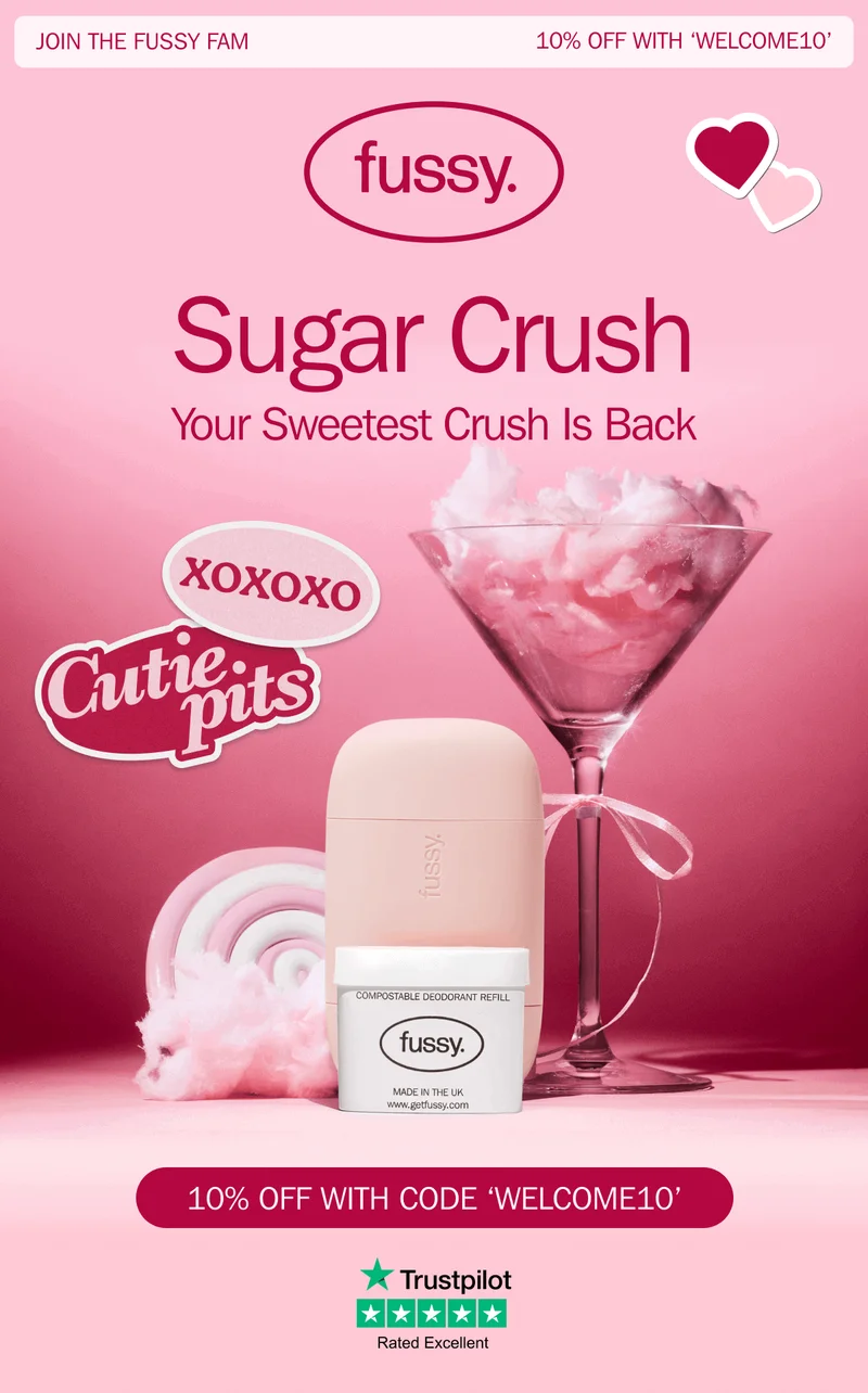 fussy. - JOIN THE FUSSY FAM - 10% OFF WITH ‘WELCOME10’ - Sugar Crush Your Sweetest Crush Is Back | 10% OFF WITH CODE ‘WELCOME10’
