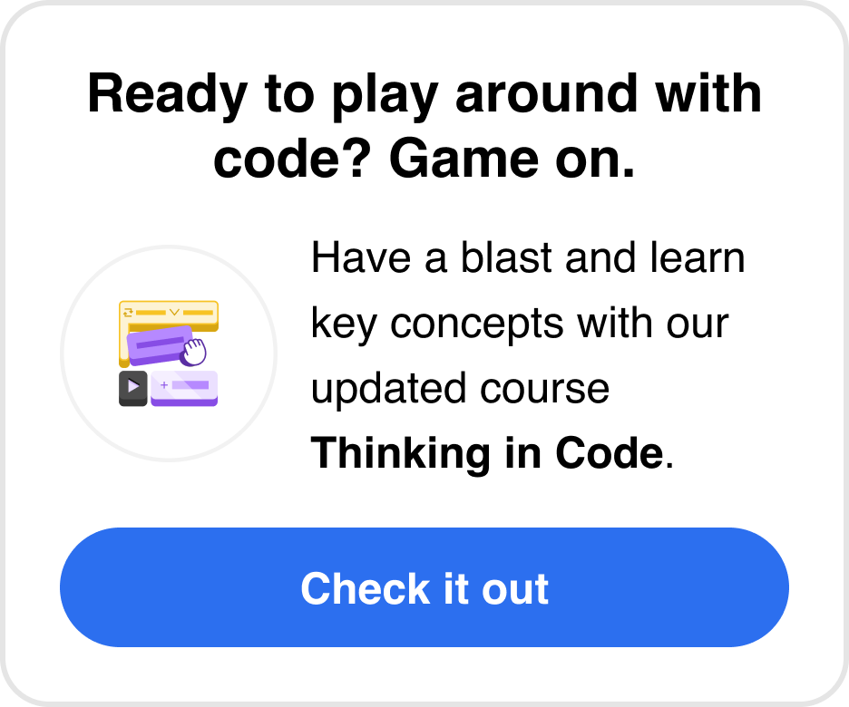 Check out Thinking in Code