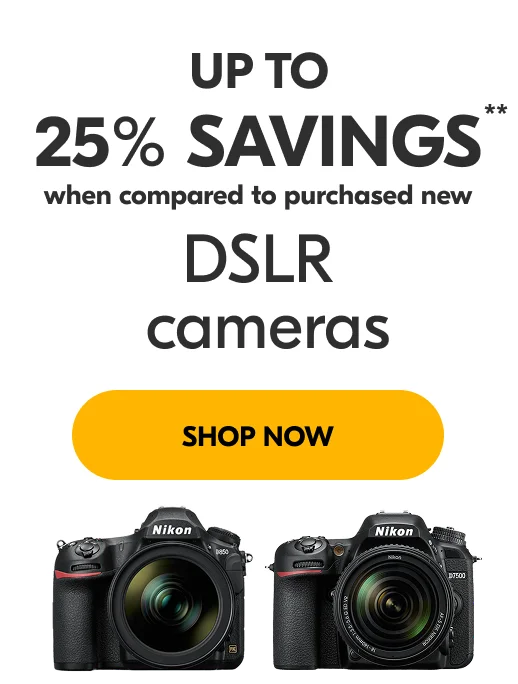 Up to 25% Savings** | DSLR cameras | Shop Now