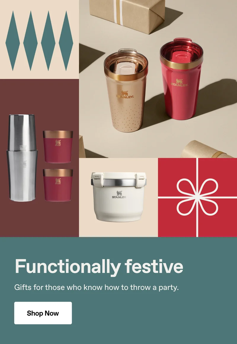 Functionally festive. Gifts for those who know how to throw a party. Shop Now.