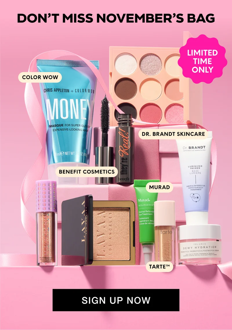 DONβT MISS NOVEMBERβS BAG - Limited time only SIGN UP NOW