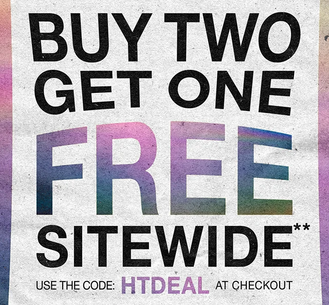 Hours Left Buy Two Get One Free Sitewide. Use The Code discount code At Checkout.