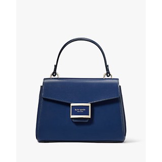 Katy Shiny Small Top-Handle Bag