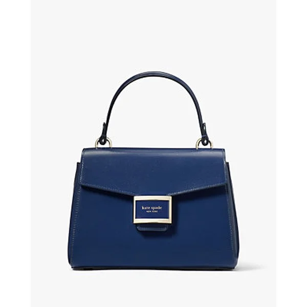 Katy Shiny Small Top-Handle Bag
