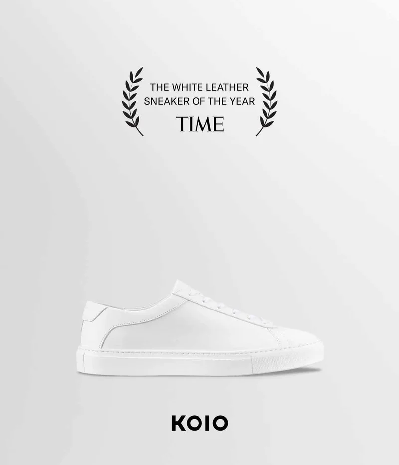 The White Leather Sneaker of The Year–TIME–Koio