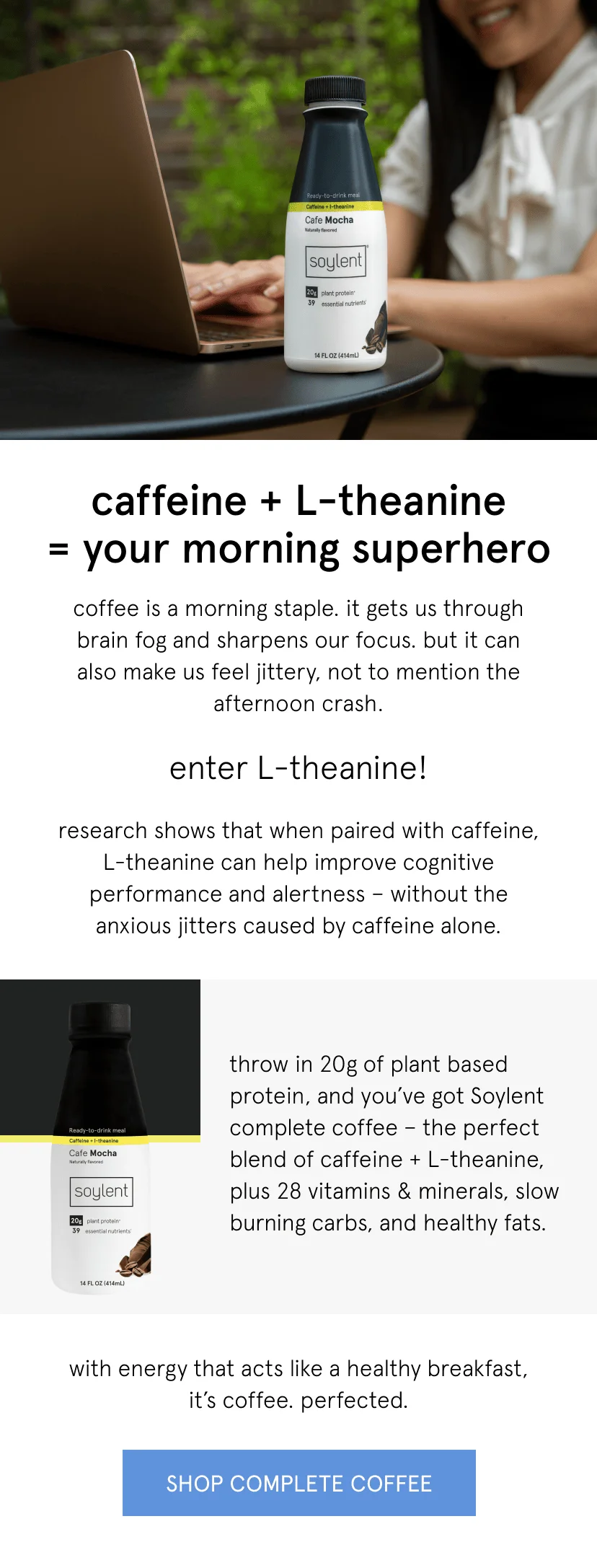 caffeine + L-theanine