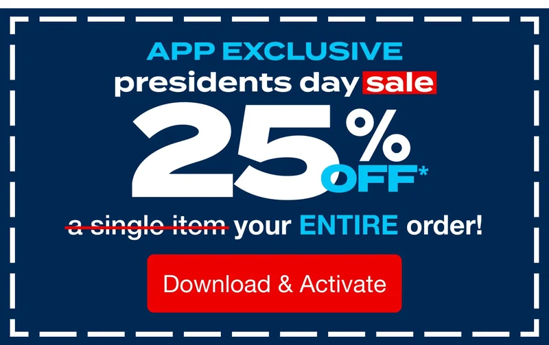 25% Off Order - Only in the App