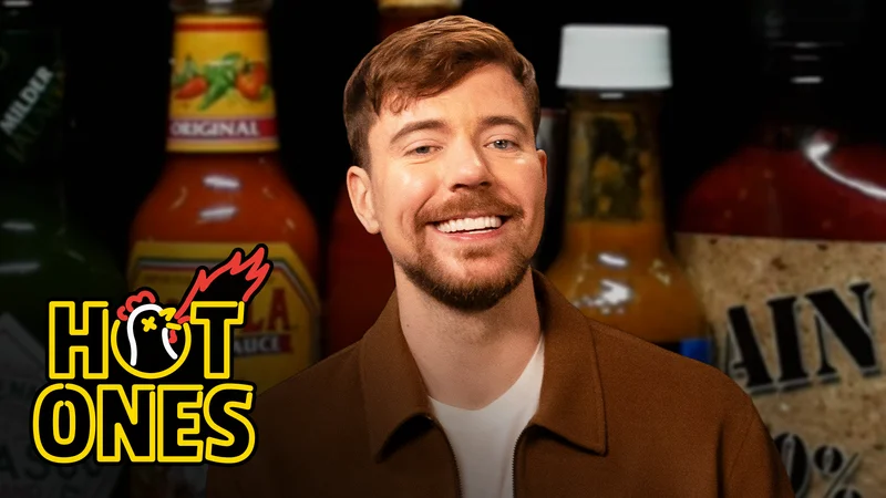 MrBeast on Hot Ones.