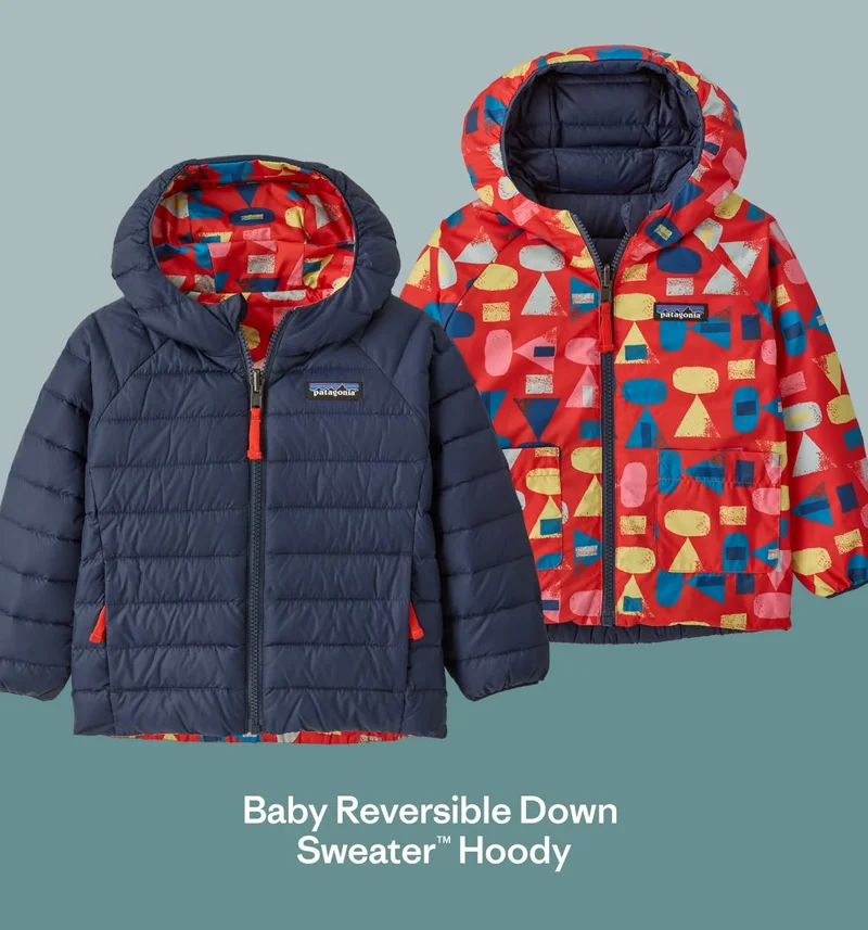 Baby Reversible Down Sweater Hoody