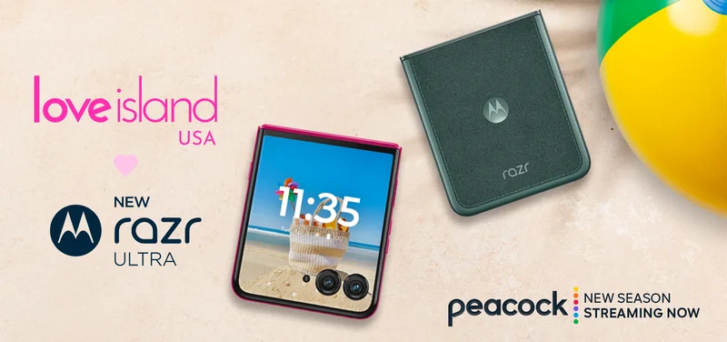 love island USA - new razr ultra - peacock - new season streaming now