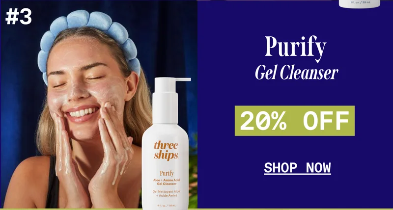 Purify Gel Cleanser. Shop now.