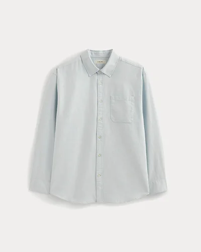Image | Oversized Oxford Shirt | Light Blue