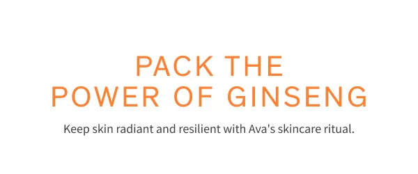 Pack The Power of Ginseng