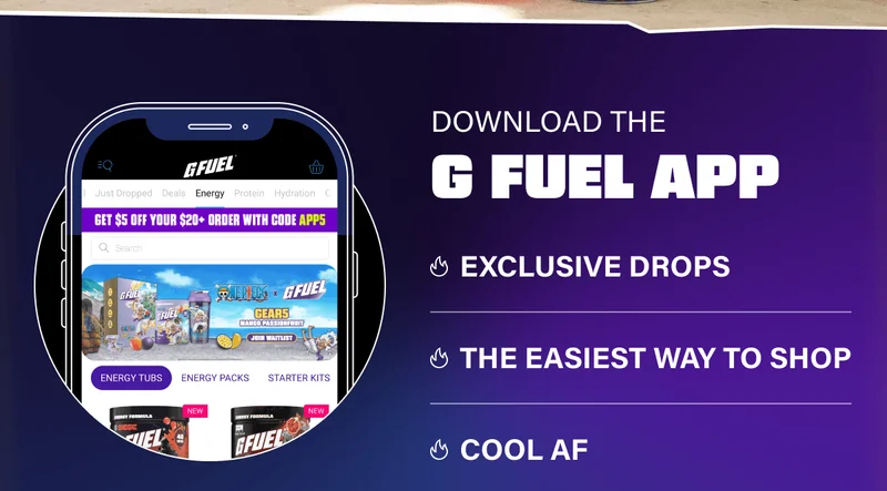 Download the G FUEL App