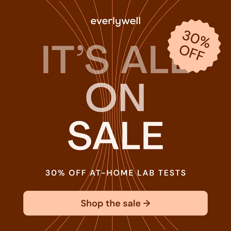 30% off at-home lab tests
