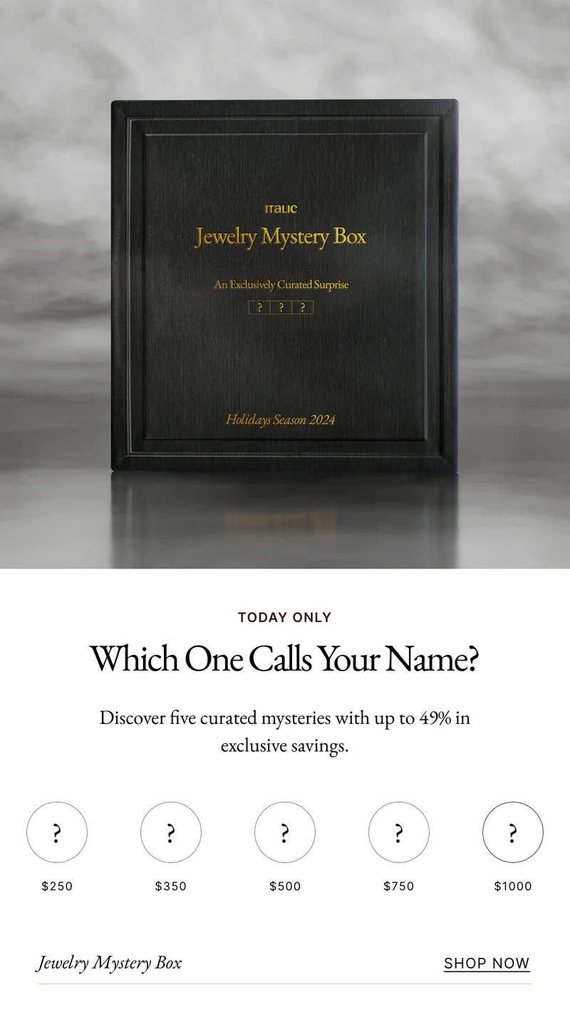 Jewelry Mystery Box