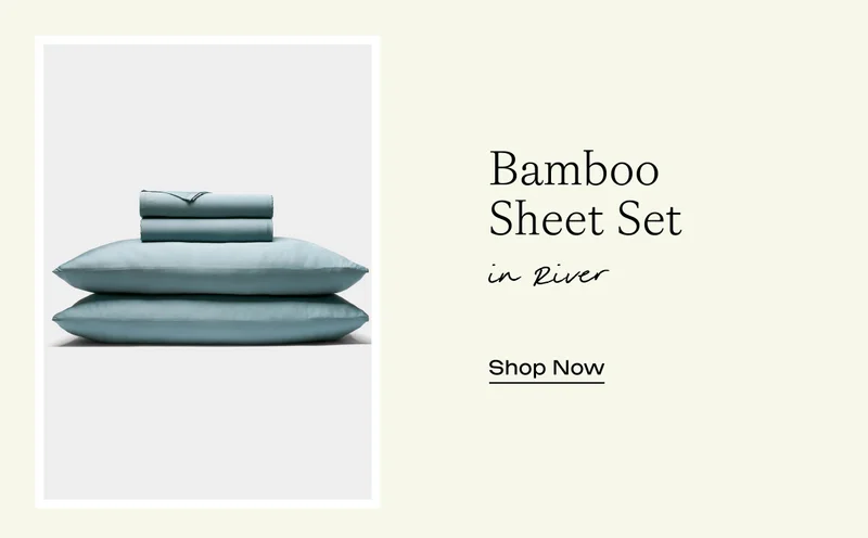 Bamboo Sheet Set in River - Shop Now