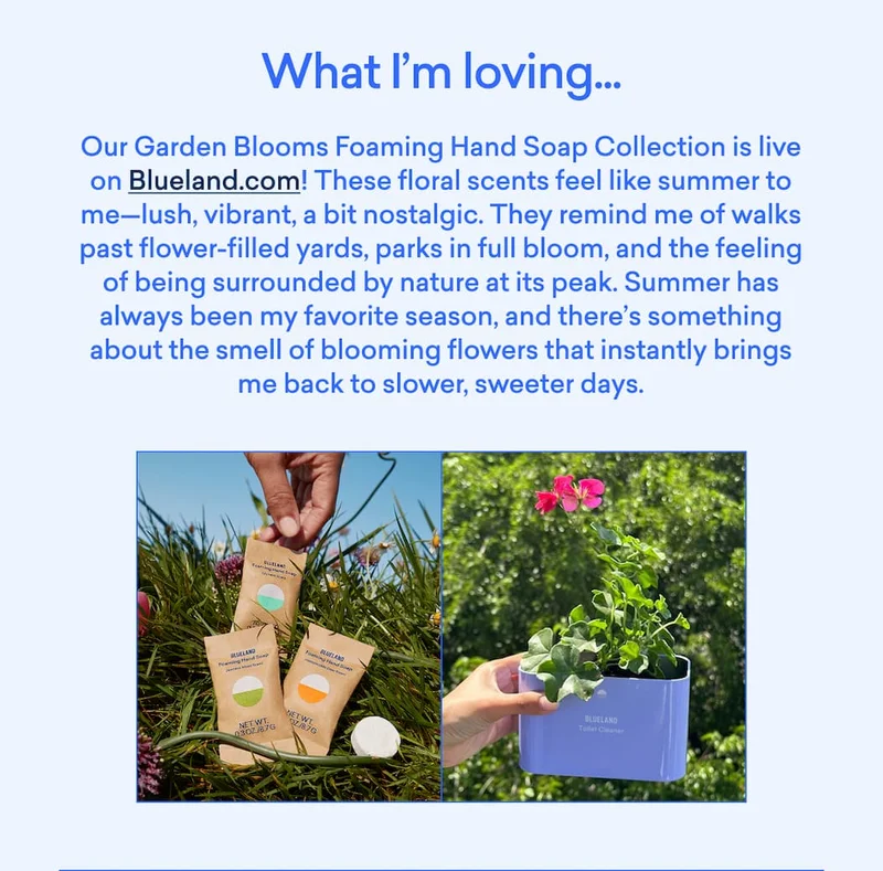 Did you try our new Garden Blooms Foaming Hand Soap?