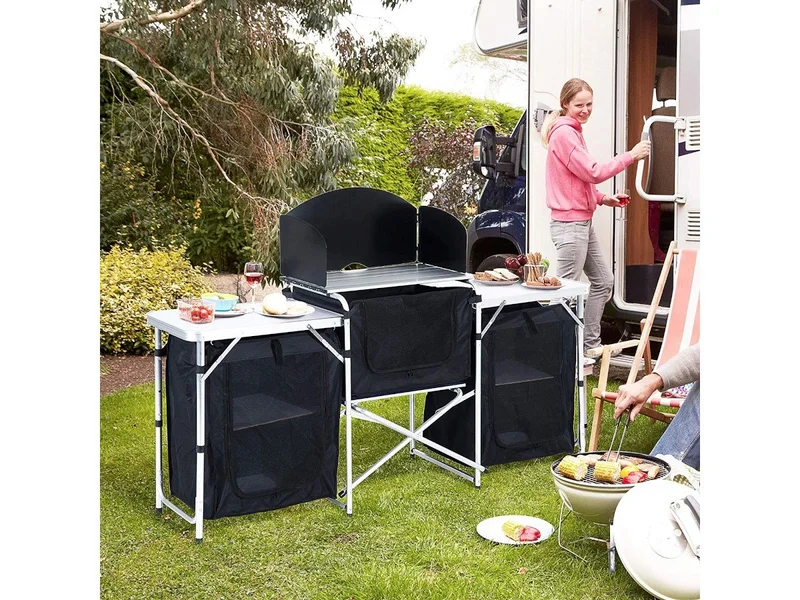 6' Aluminum Portable Fold-Up Camping Kitchen Table