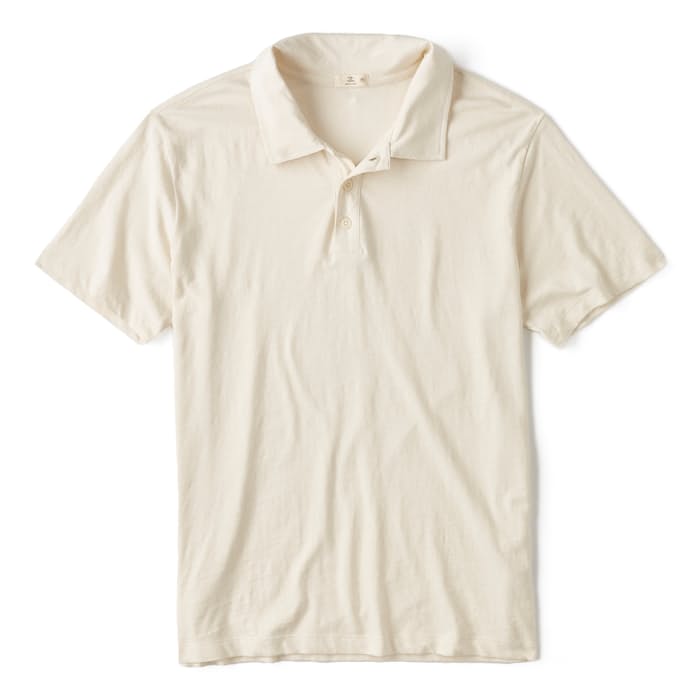 Image of Cotton Hemp Polo Shirt